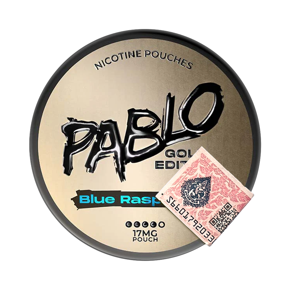 Pablo_Gold_Edition_Blue_raspberry PABLO Gold Edition - Blue Raspberry - Image 1