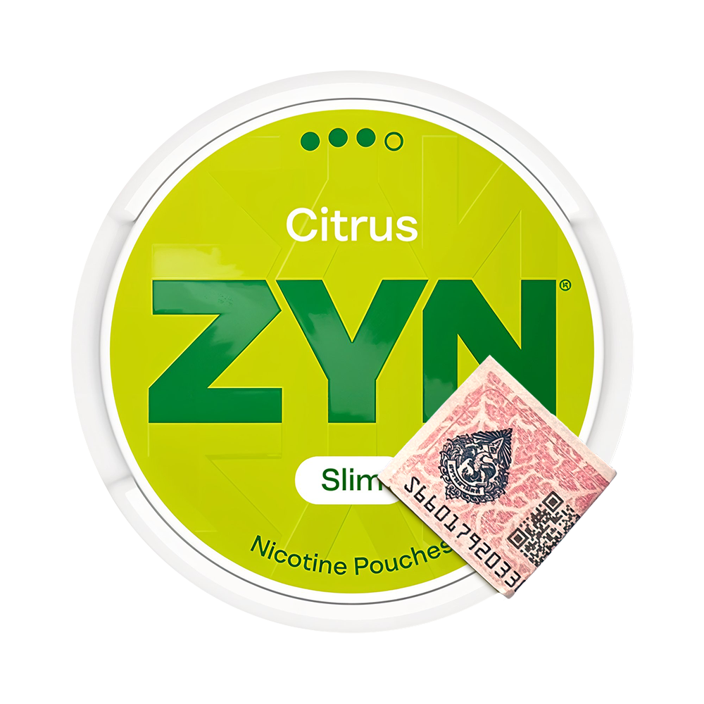 ZYN_Citrus_Strong_Slim_3 ZYN - Citrus Strong Slim (3•••) - Image 1