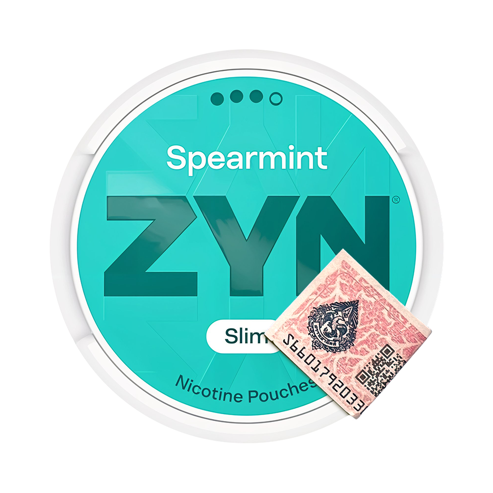ZYN_Spearmint_Strong_Slim_3 ZYN - Spearmint Strong Slim (3•••) - Image 1